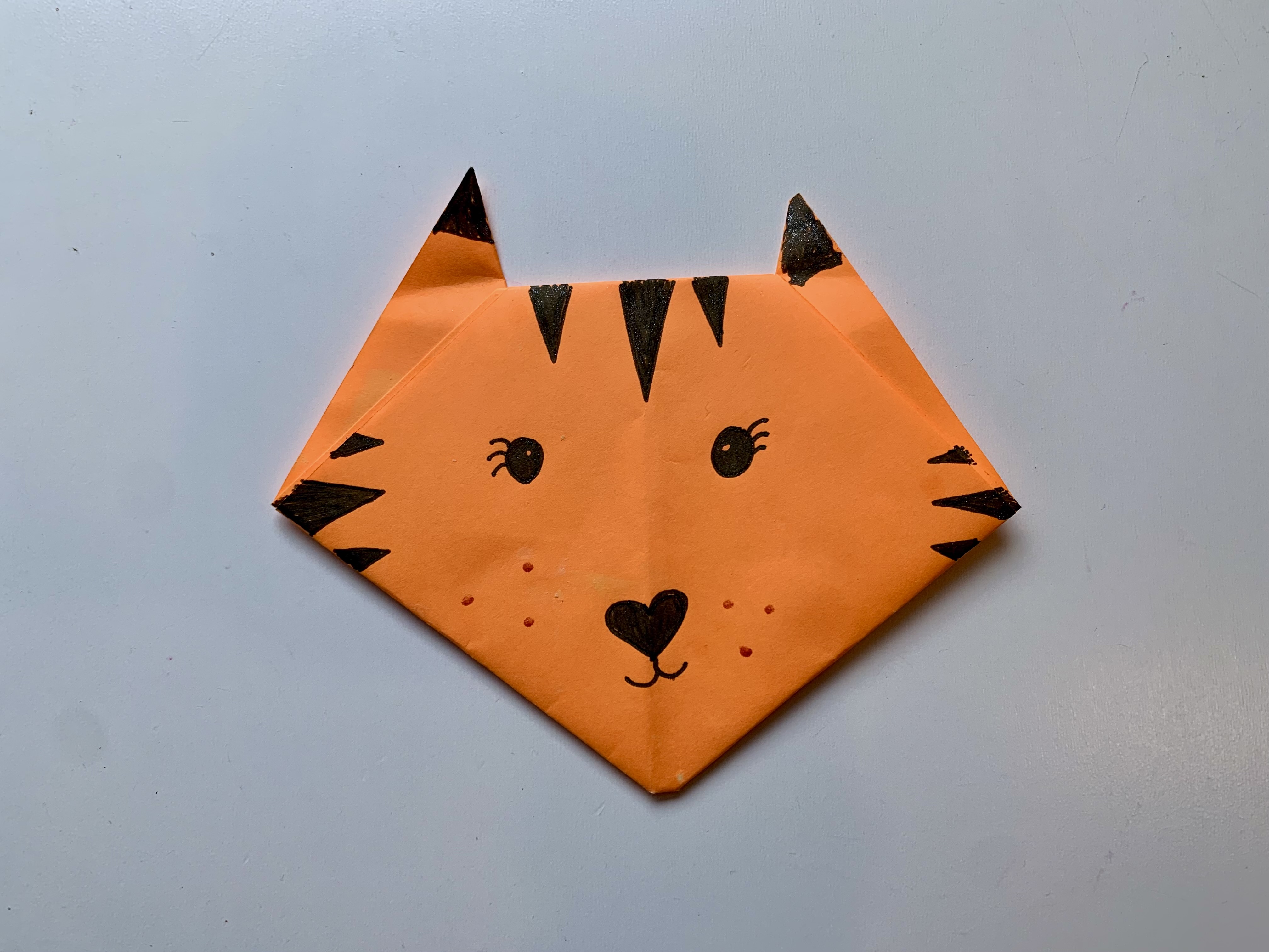 origami tiger